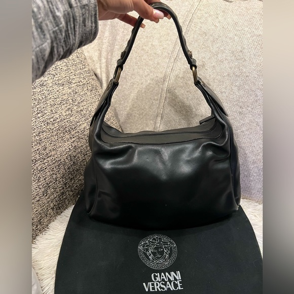 Versace Handbags - Gianni Versace Leather Shoulder Bag *Vintage*